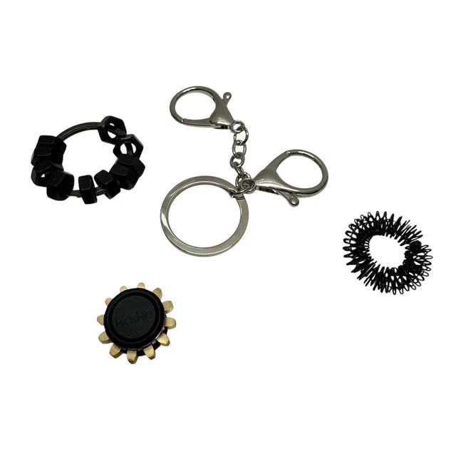 BLACKED OUT Fidget Set with Detachable Keyring - Image 3