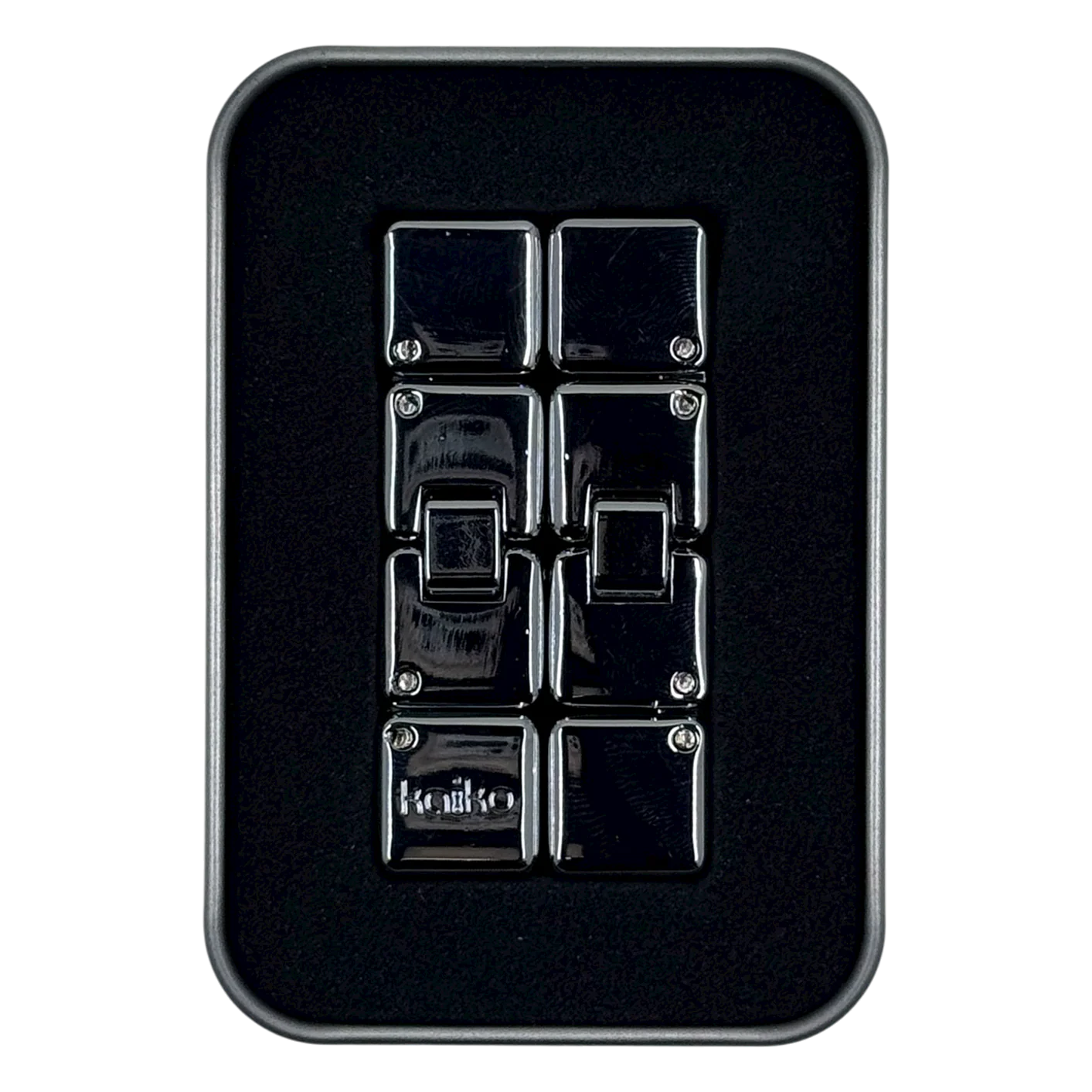 Gloss Silver MINI  Infinity Cube in Window Tin - 151 grams - Image 10