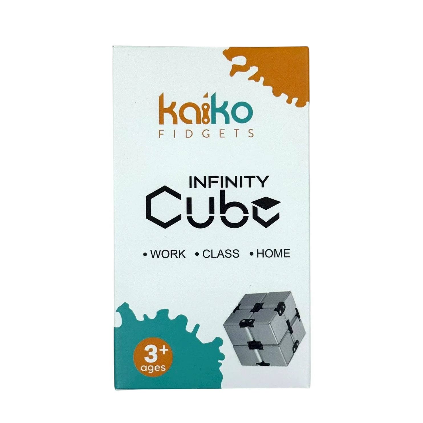 Silver Infinity Cube Fidget - 108 grams - Image 9