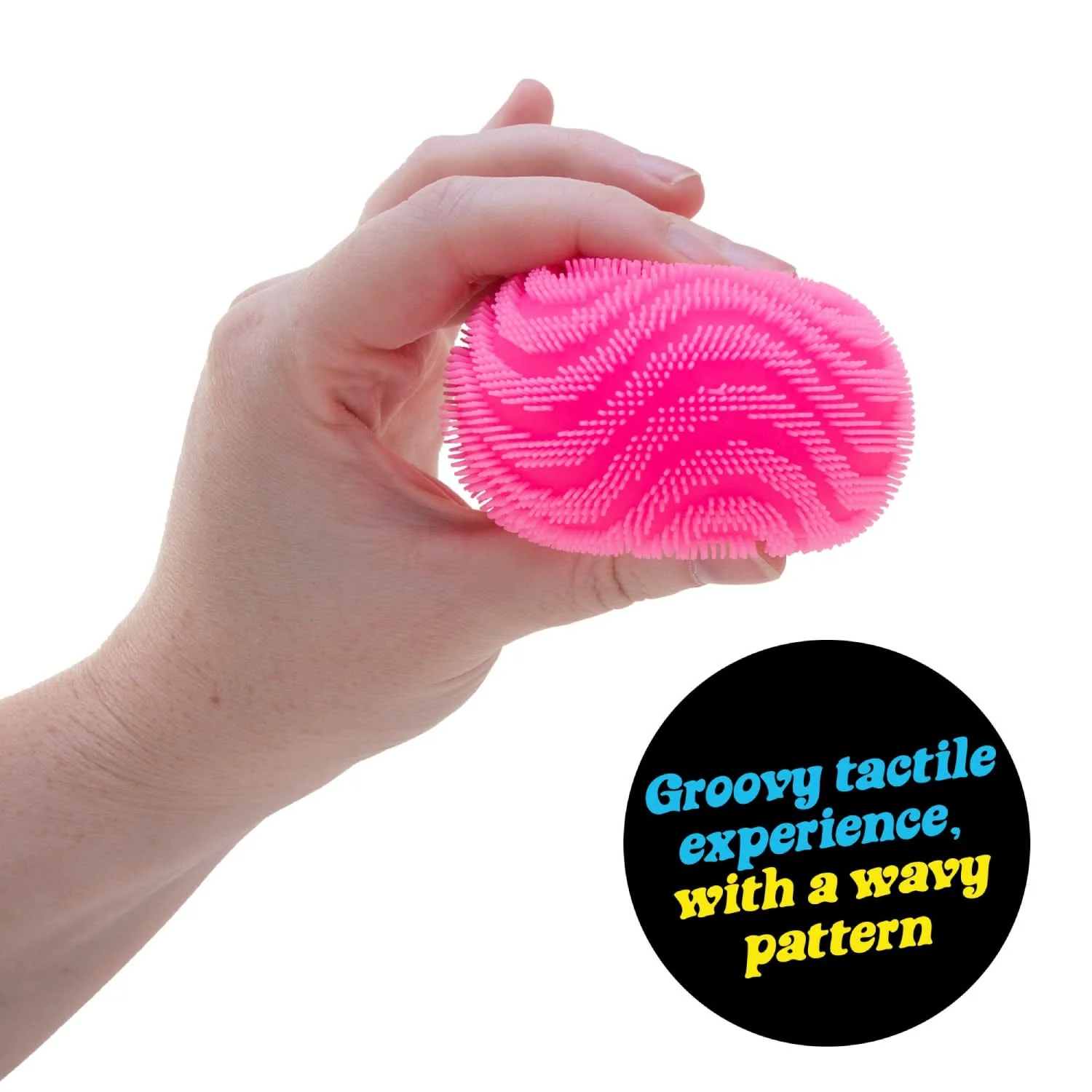 Wonder Waves Fuzz Ball Squishy - Nee Doh - Textured with Varied Tactile Sensory Input - Image 3