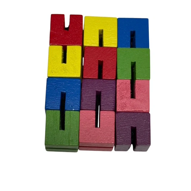 Wooden Fidget - twist and lock - Image 3